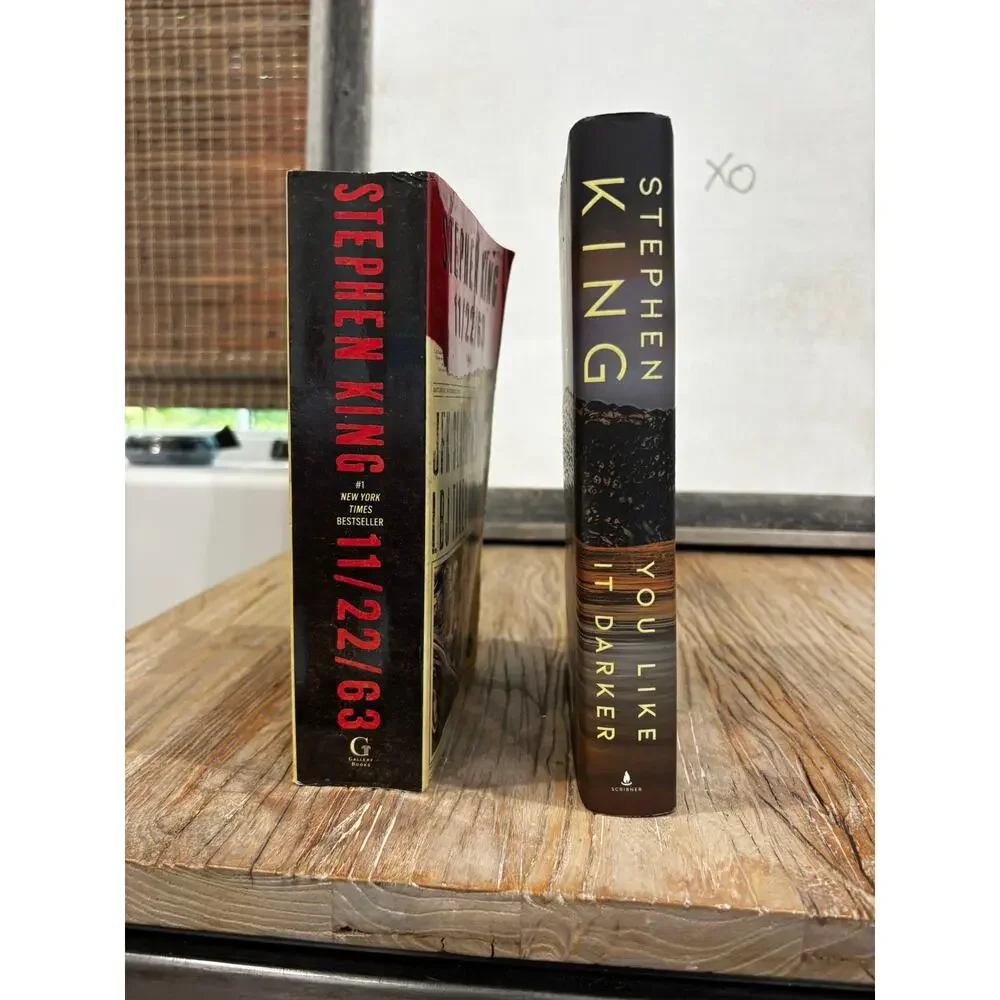 Stephen King Book Lot 2 11/22/63 Paperback + You Like It Darker Hardcover
